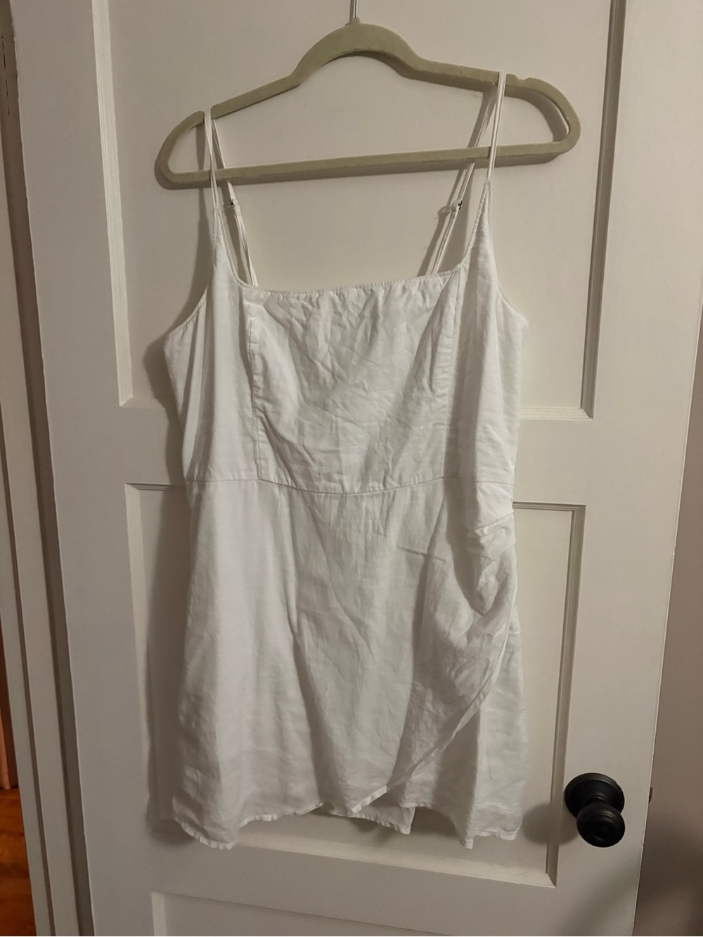 Abercrombie White Spaghetti Strap Sundress